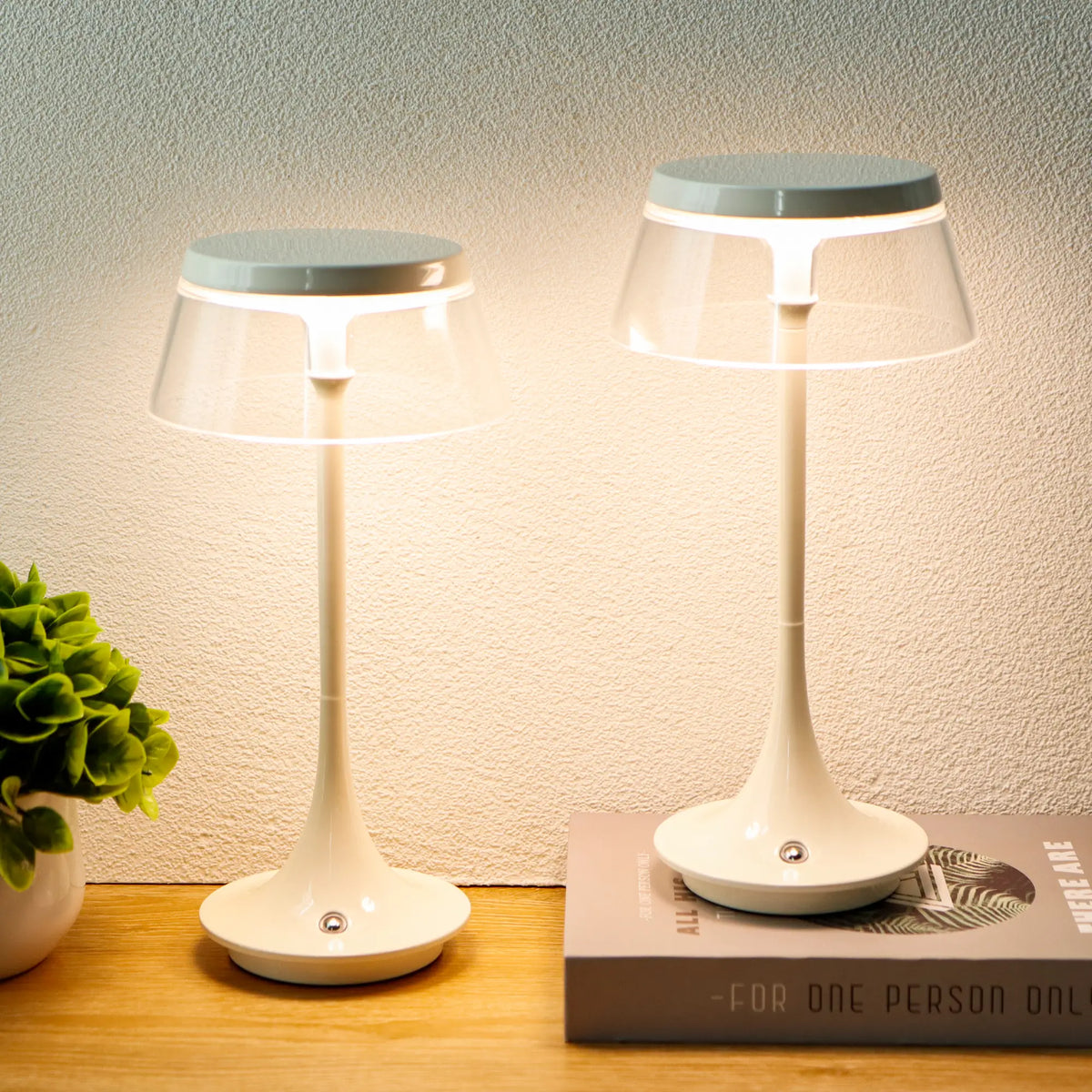 Lampe de chevet sans fil à 3 teintes de lumière